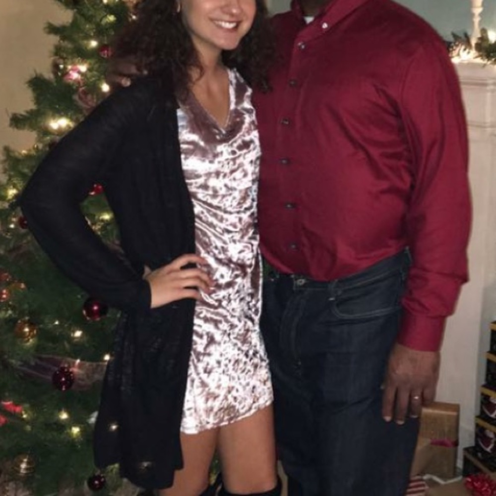 Cute Crushed Velvet Dress